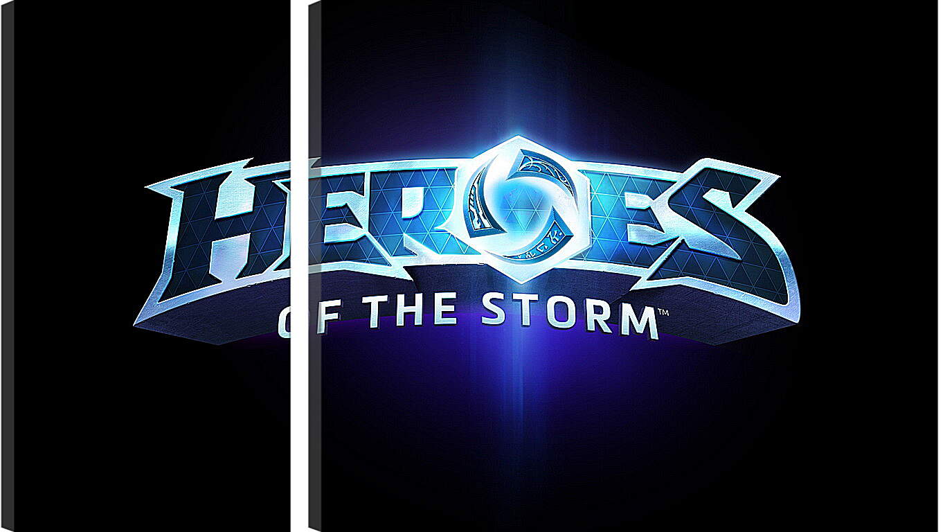 Модульная картина - heroes of the storm, blizzard entertainment, blue
