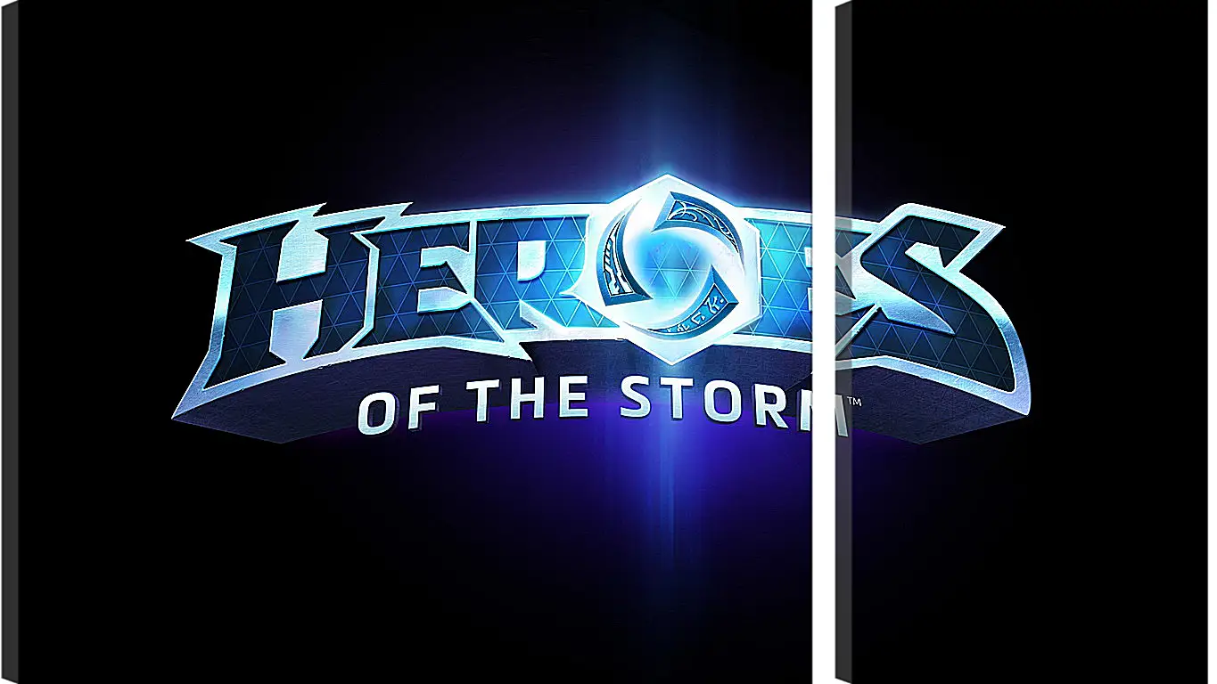 Модульная картина - heroes of the storm, blizzard entertainment, blue
