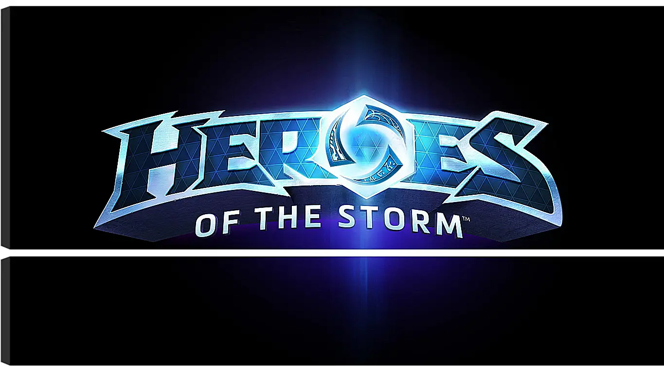 Модульная картина - heroes of the storm, blizzard entertainment, blue
