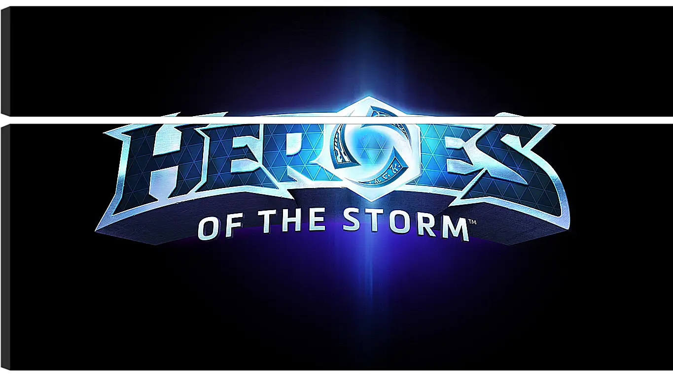 Модульная картина - heroes of the storm, blizzard entertainment, blue
