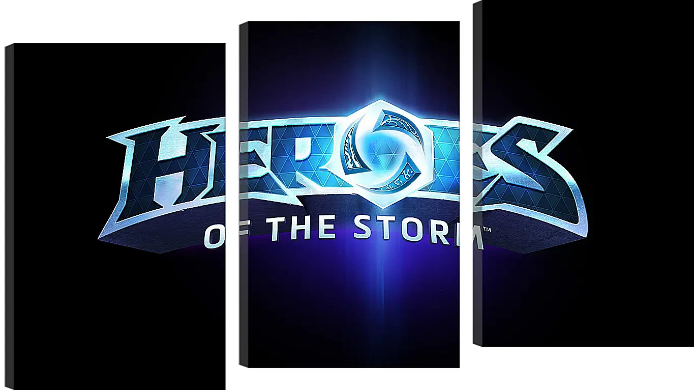 Модульная картина - heroes of the storm, blizzard entertainment, blue
