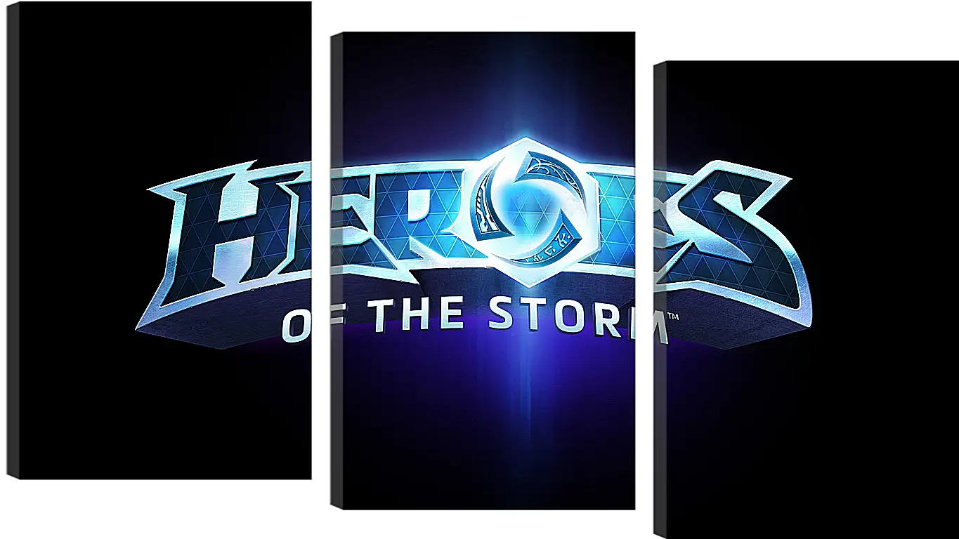 Модульная картина - heroes of the storm, blizzard entertainment, blue
