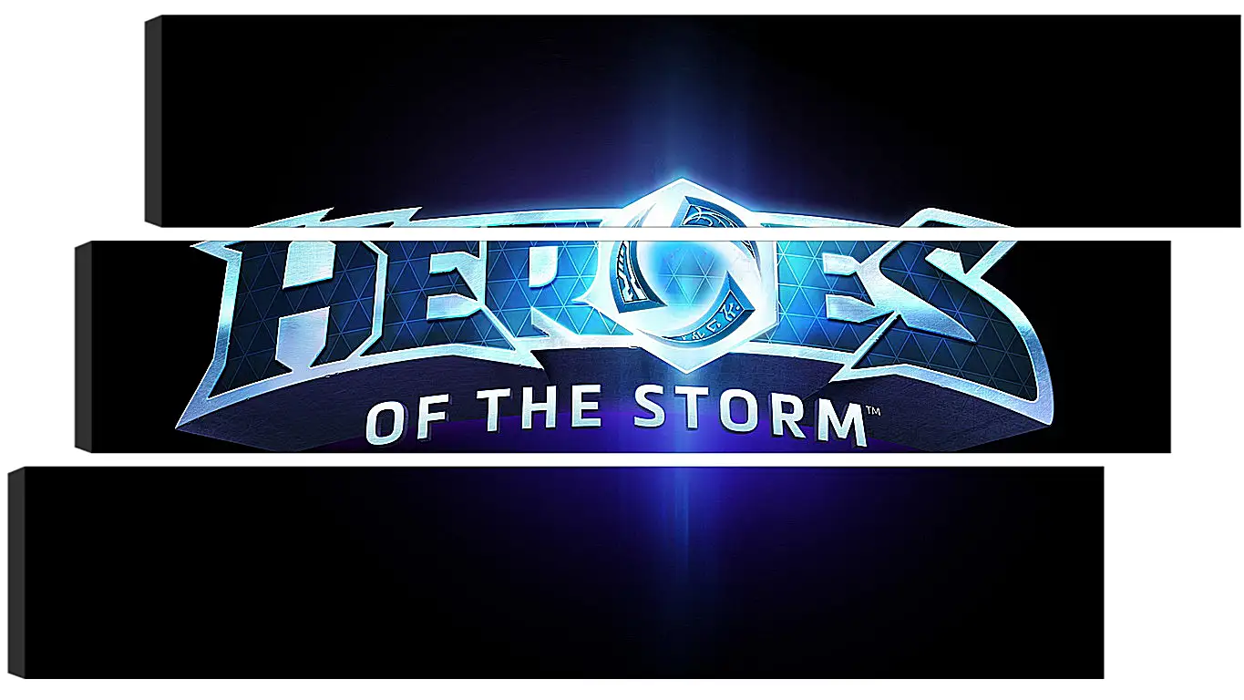 Модульная картина - heroes of the storm, blizzard entertainment, blue
