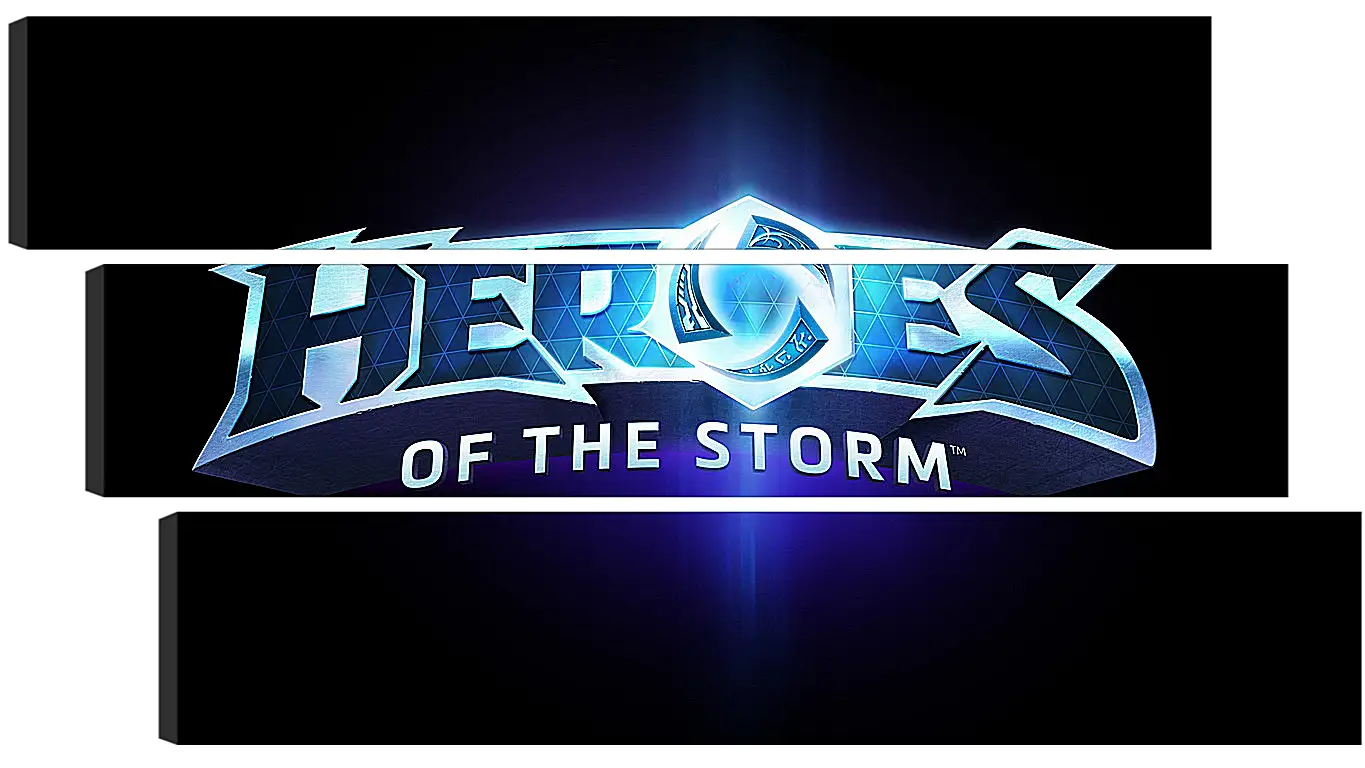 Модульная картина - heroes of the storm, blizzard entertainment, blue
