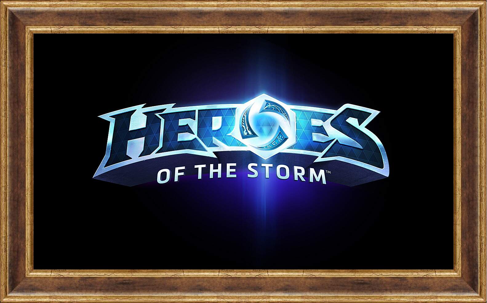 Картина в раме - heroes of the storm, blizzard entertainment, blue
