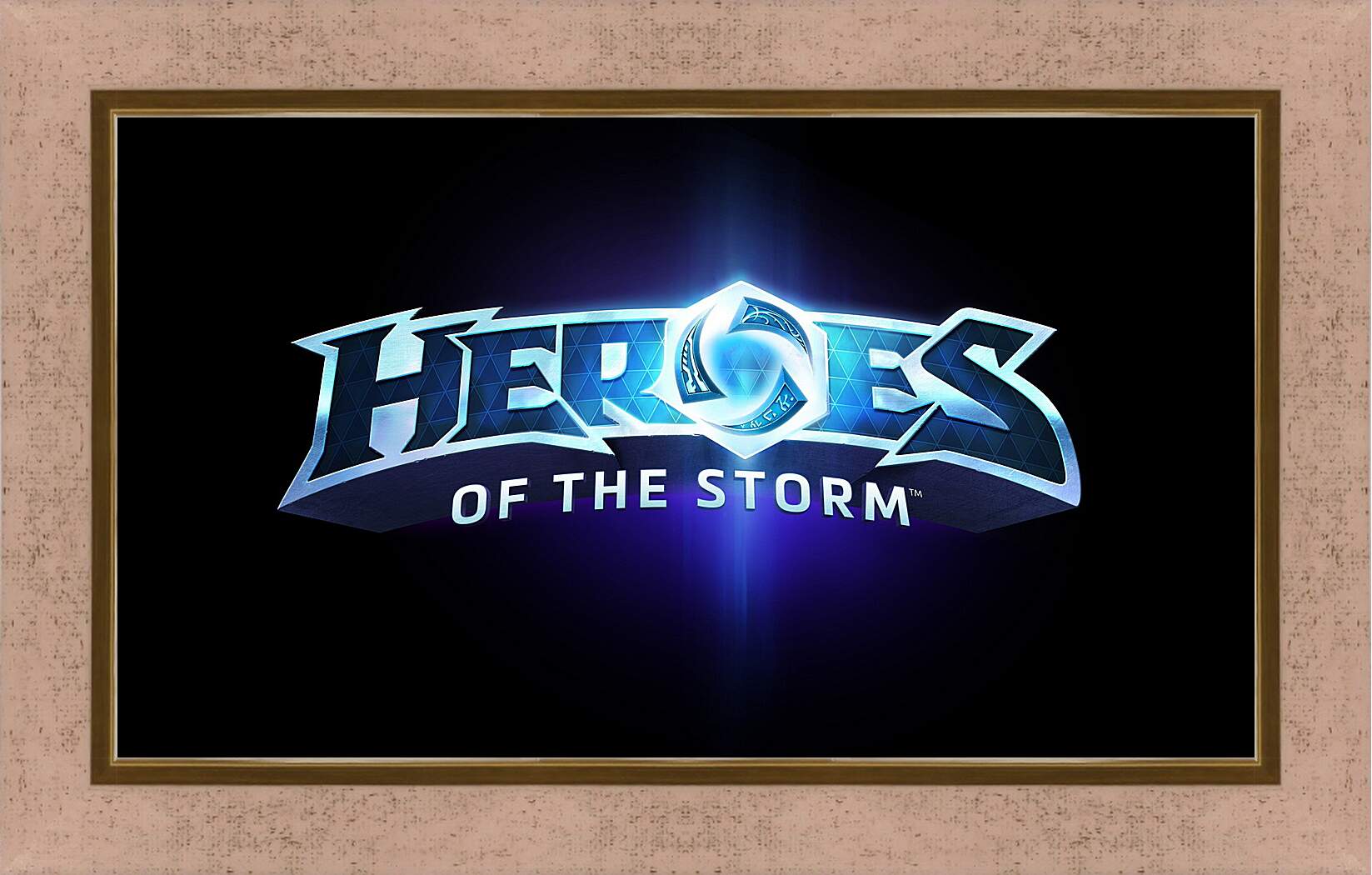 Картина в раме - heroes of the storm, blizzard entertainment, blue
