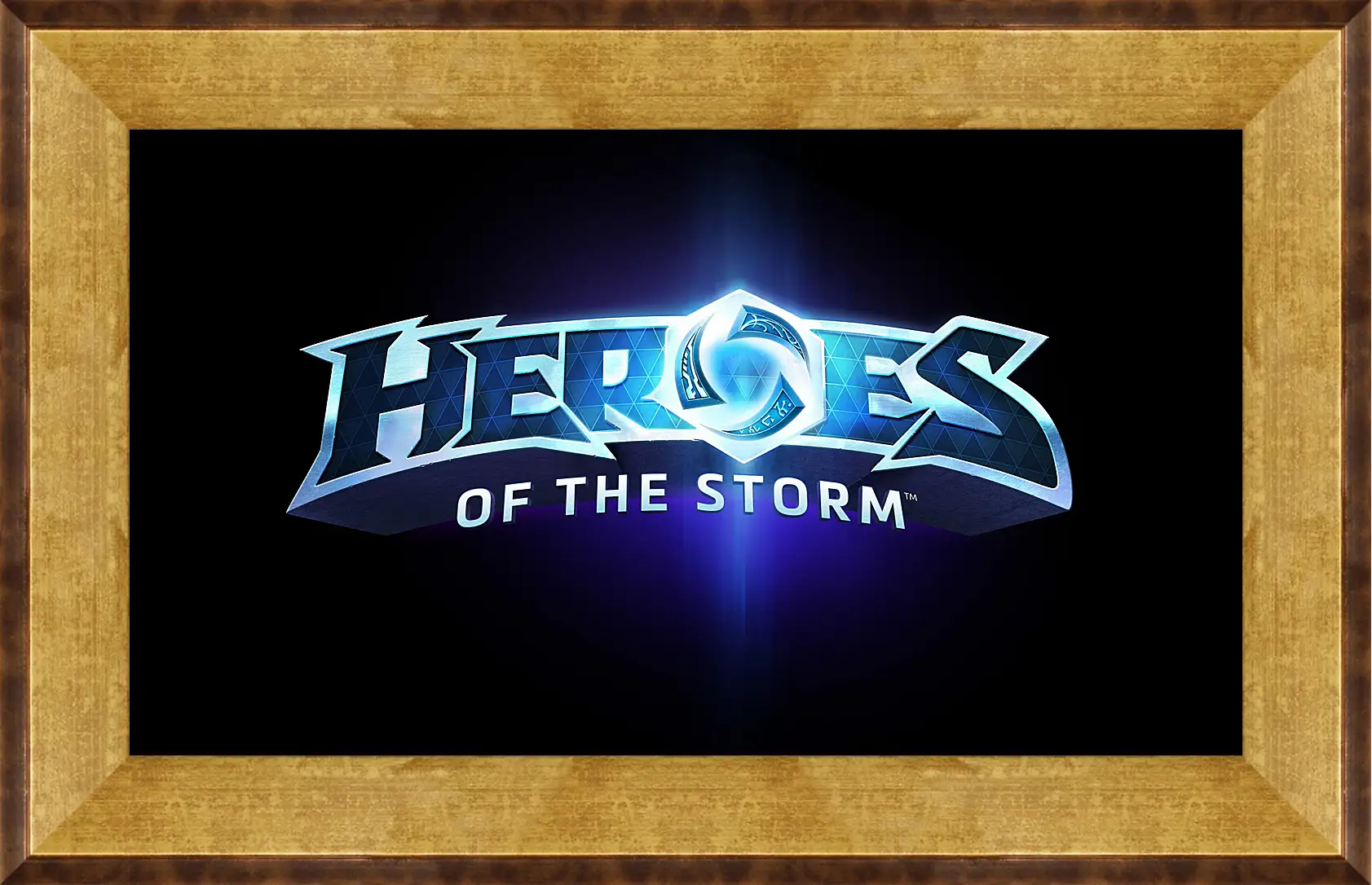 Картина в раме - heroes of the storm, blizzard entertainment, blue
