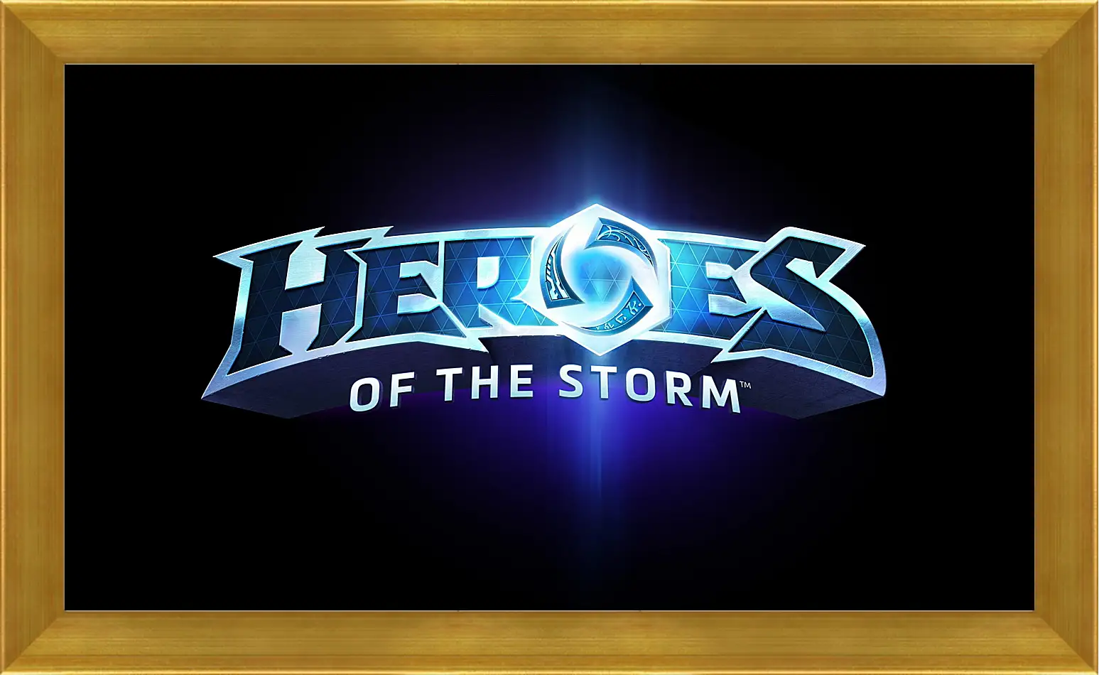 Картина в раме - heroes of the storm, blizzard entertainment, blue
