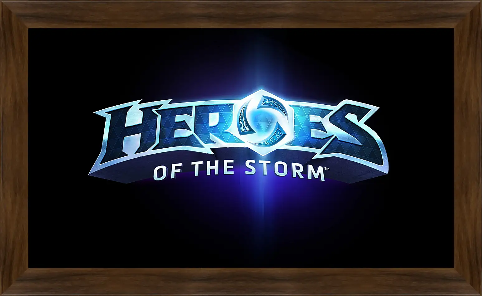 Картина в раме - heroes of the storm, blizzard entertainment, blue
