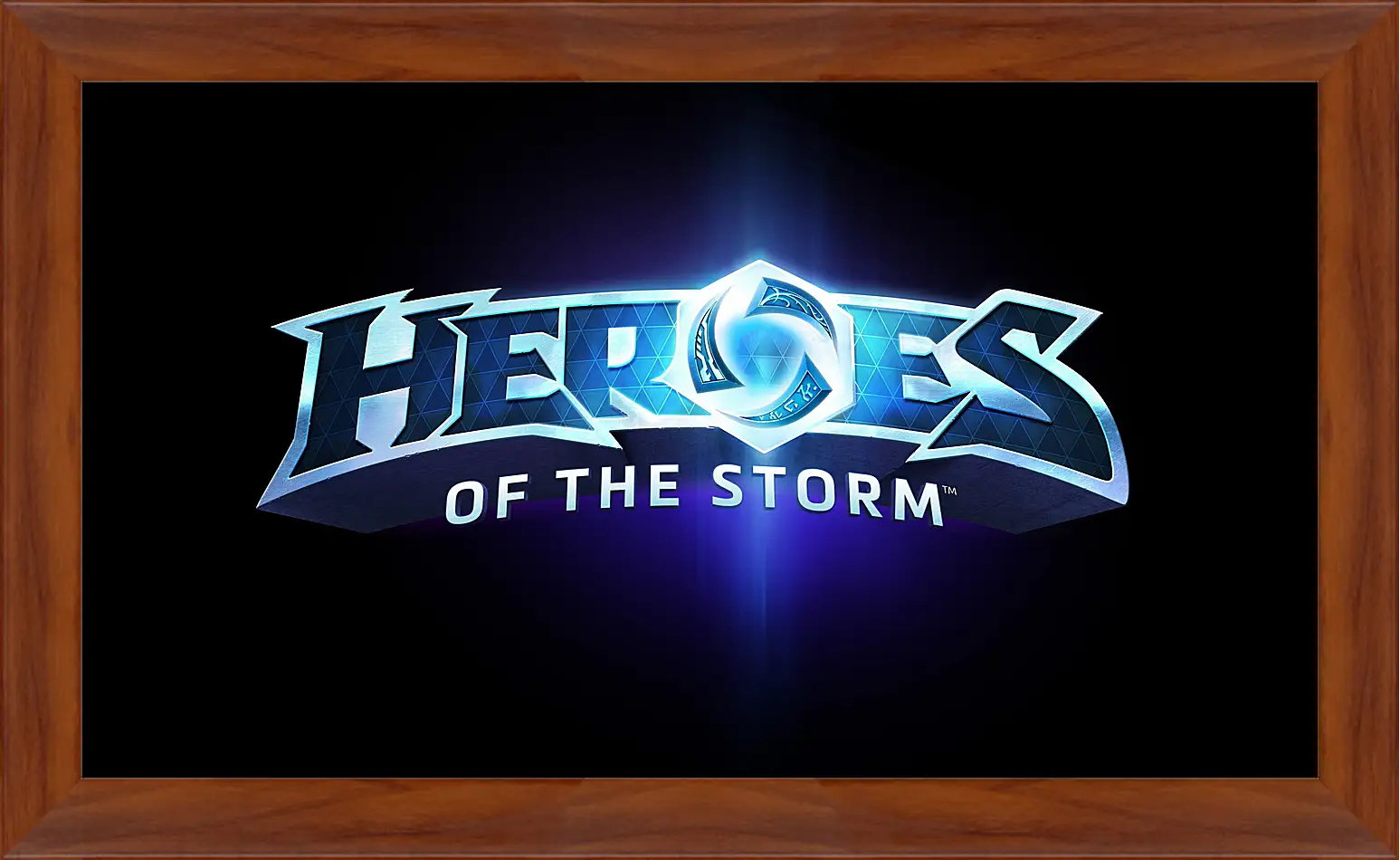 Картина в раме - heroes of the storm, blizzard entertainment, blue
