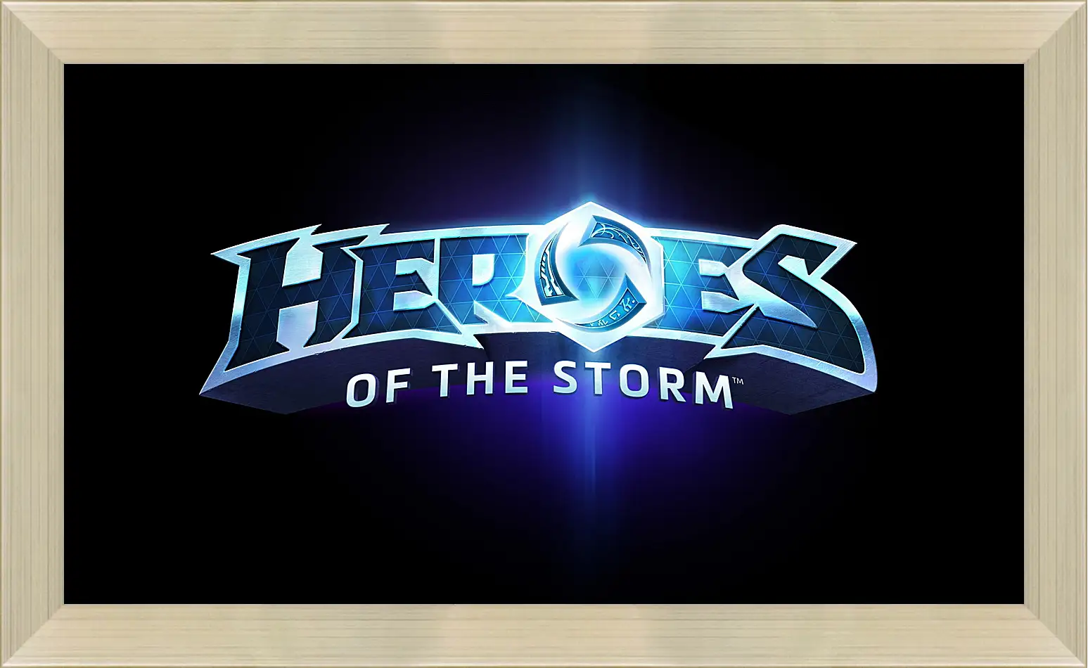 Картина в раме - heroes of the storm, blizzard entertainment, blue
