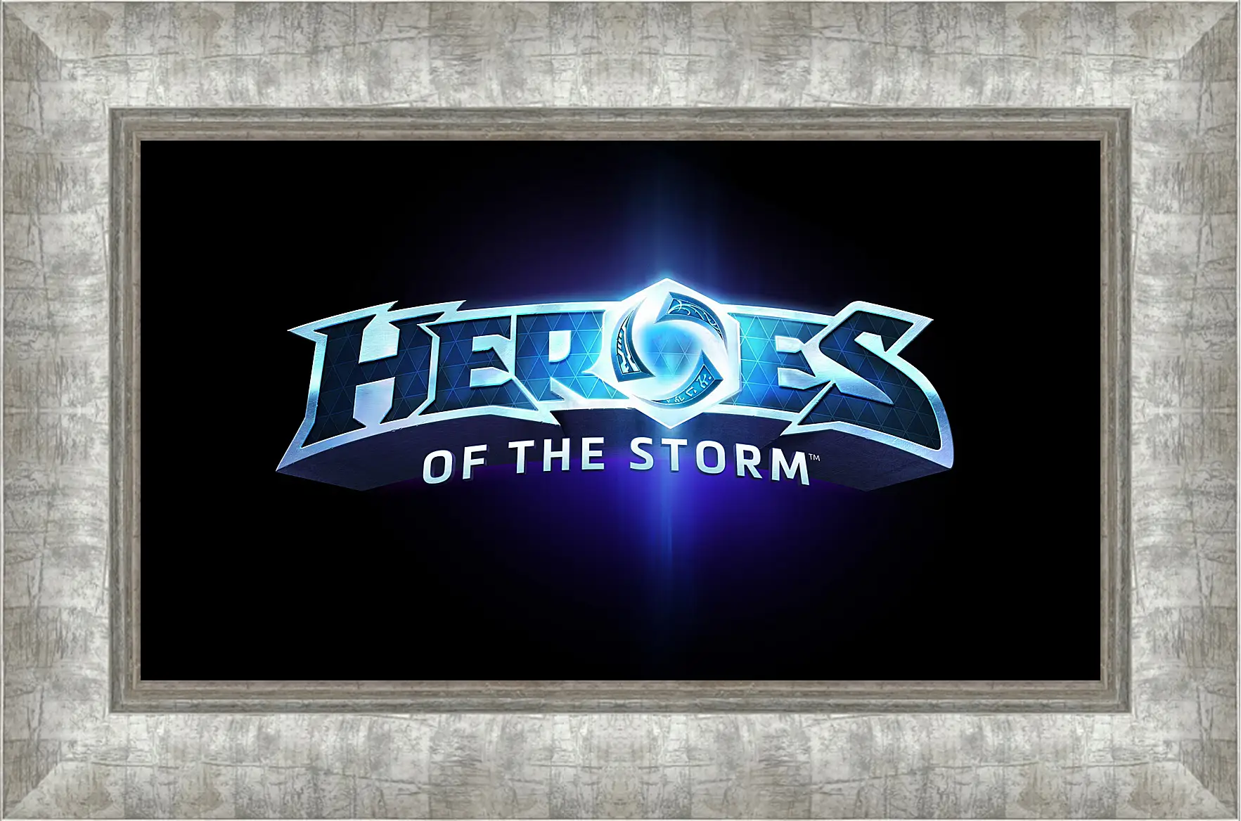 Картина в раме - heroes of the storm, blizzard entertainment, blue
