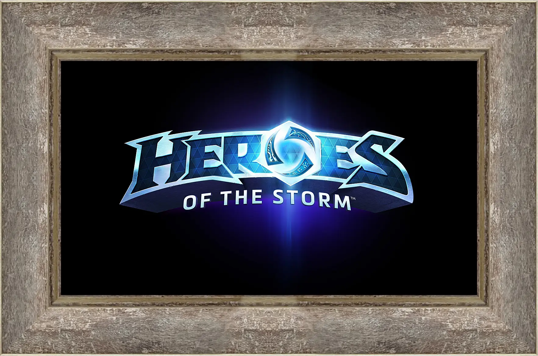 Картина в раме - heroes of the storm, blizzard entertainment, blue
