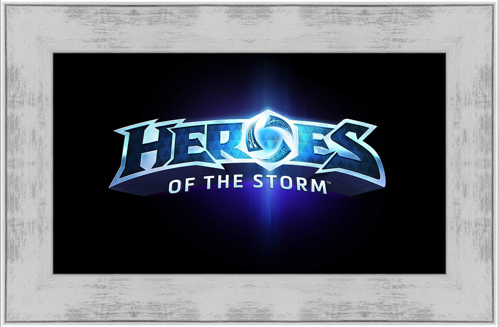 Картина в раме - heroes of the storm, blizzard entertainment, blue

