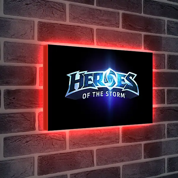 Лайтбокс световая панель - heroes of the storm, blizzard entertainment, blue
