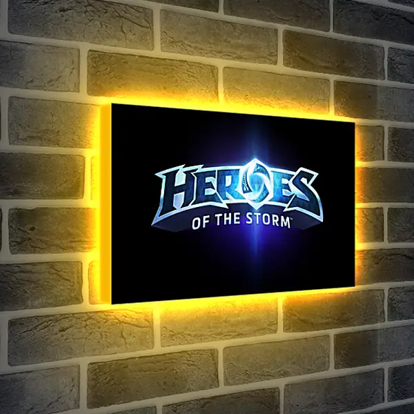 Лайтбокс световая панель - heroes of the storm, blizzard entertainment, blue
