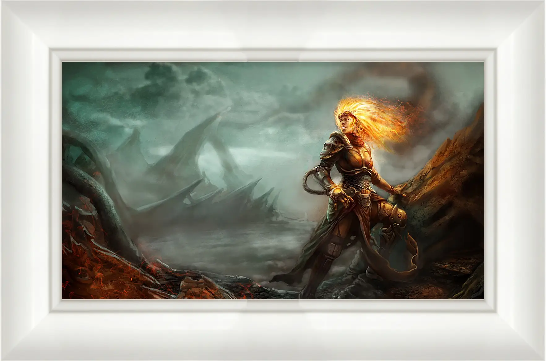 Картина в раме - magic, the gathering, chandra
