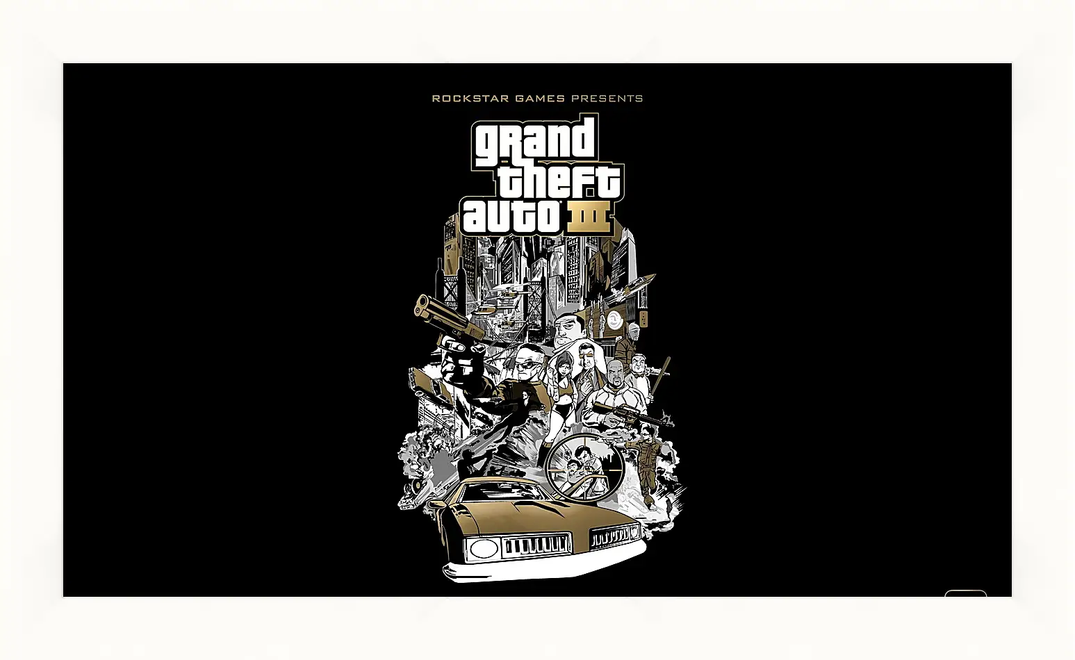 Картина в раме - gta, grand theft auto 3, graphics
