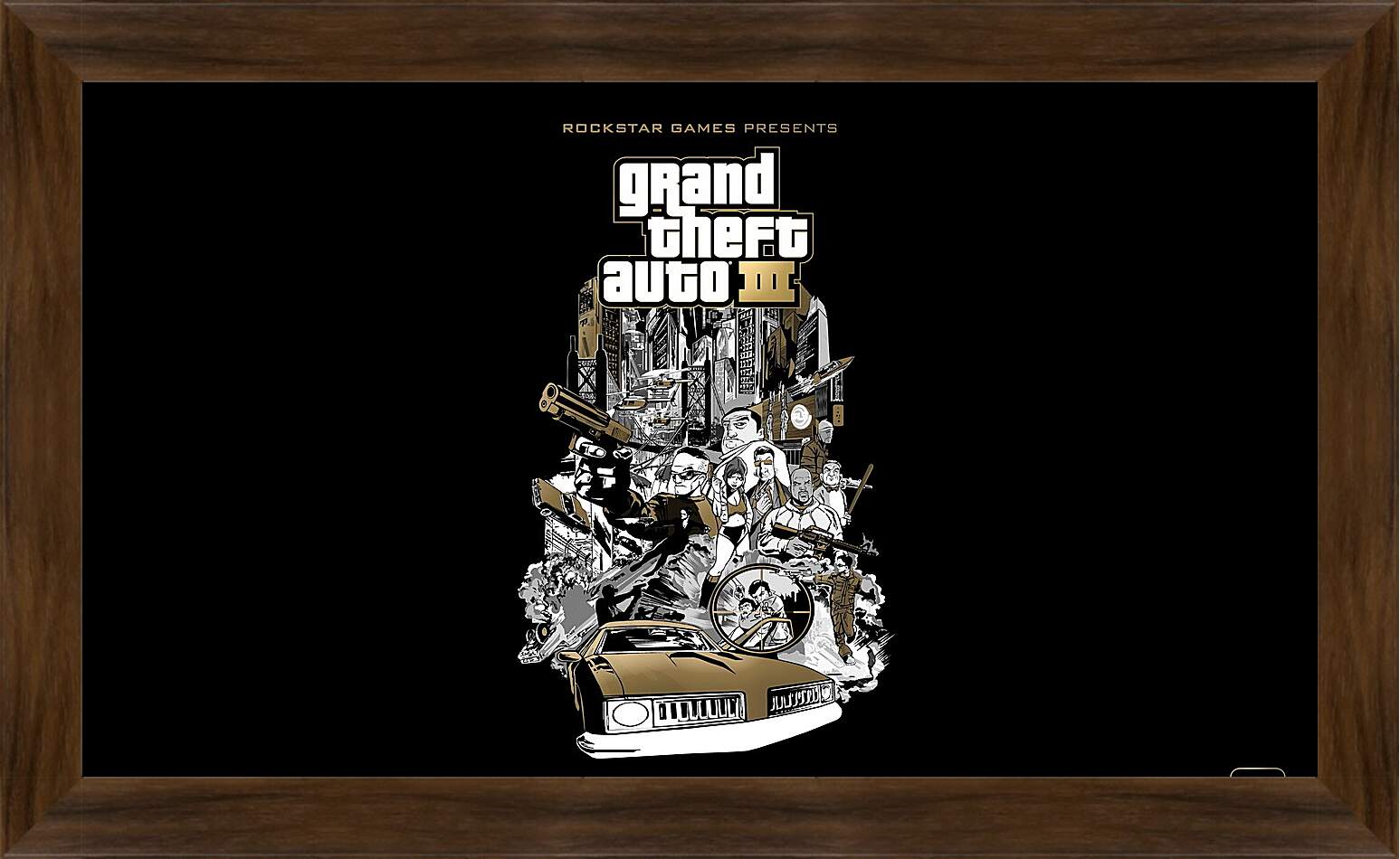 Картина в раме - gta, grand theft auto 3, graphics
