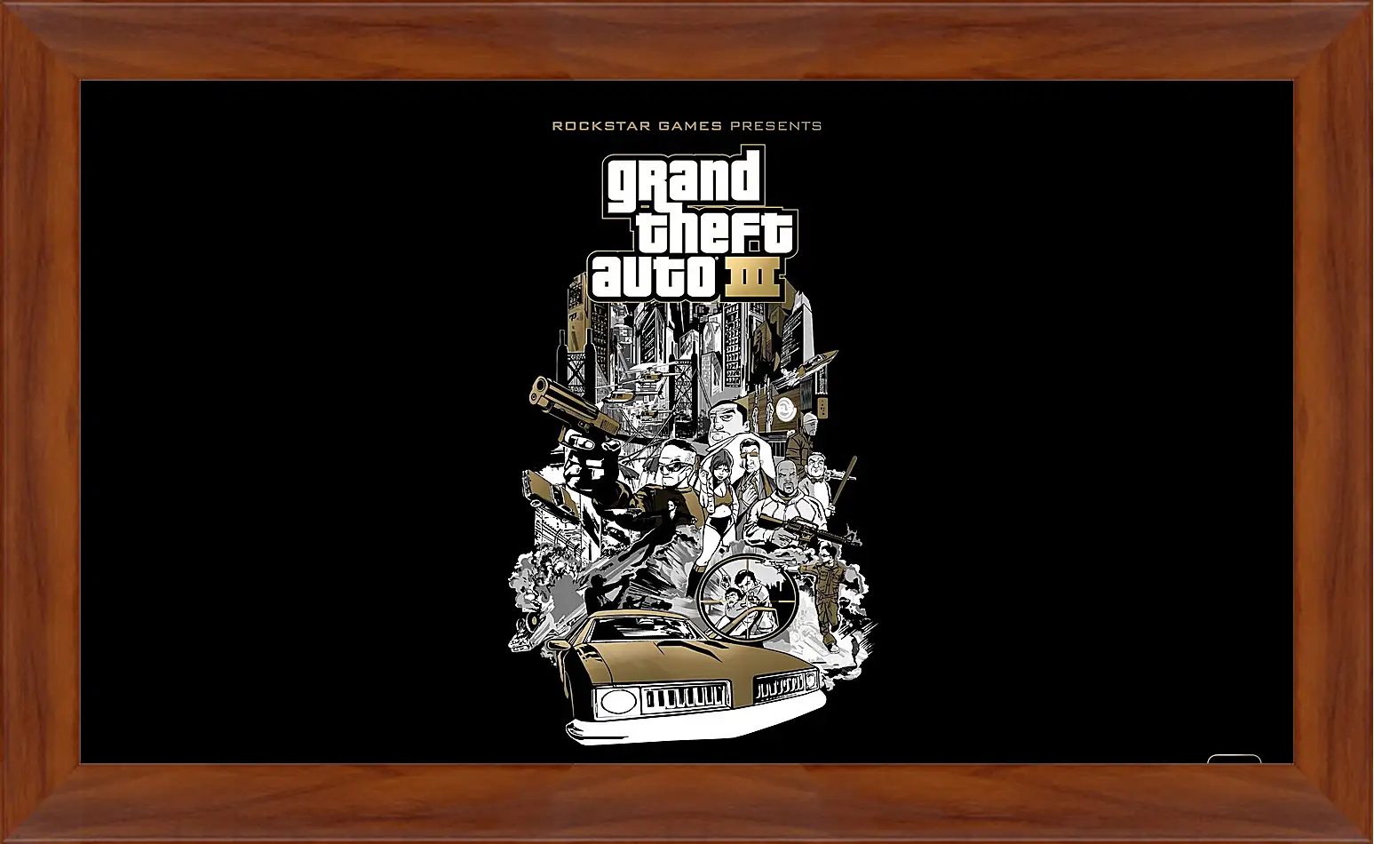 Картина в раме - gta, grand theft auto 3, graphics
