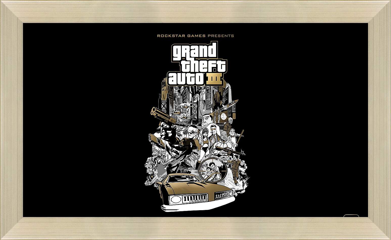 Картина в раме - gta, grand theft auto 3, graphics
