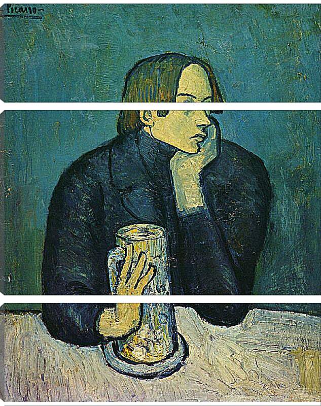 Модульная картина - Портрет Сабартеса. Пабло Пикассо
