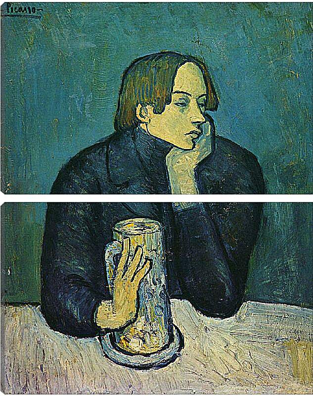 Модульная картина - Портрет Сабартеса. Пабло Пикассо
