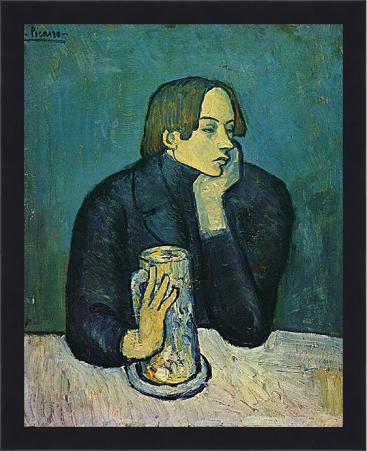 Картина в раме - Портрет Сабартеса. Пабло Пикассо
