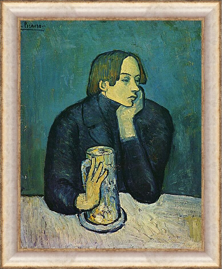 Картина в раме - Портрет Сабартеса. Пабло Пикассо
