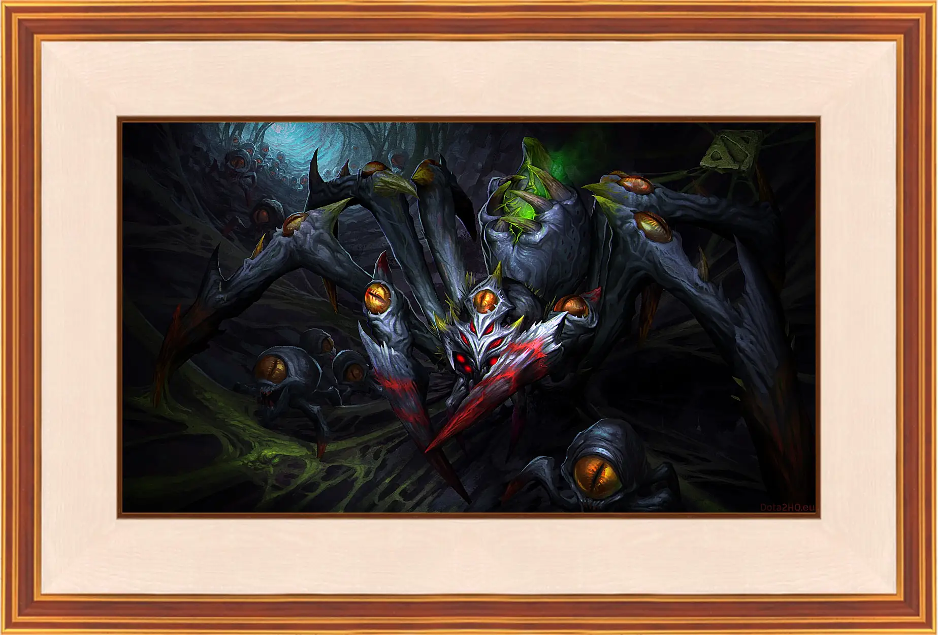 Картина в раме - webs, perception, dota 2