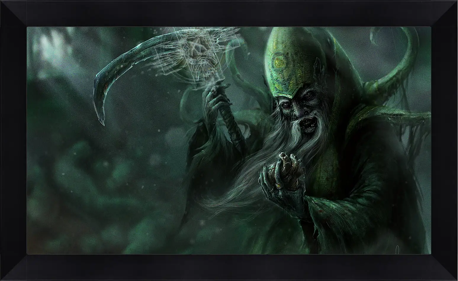 Картина в раме - necrolyte, dota 2, art