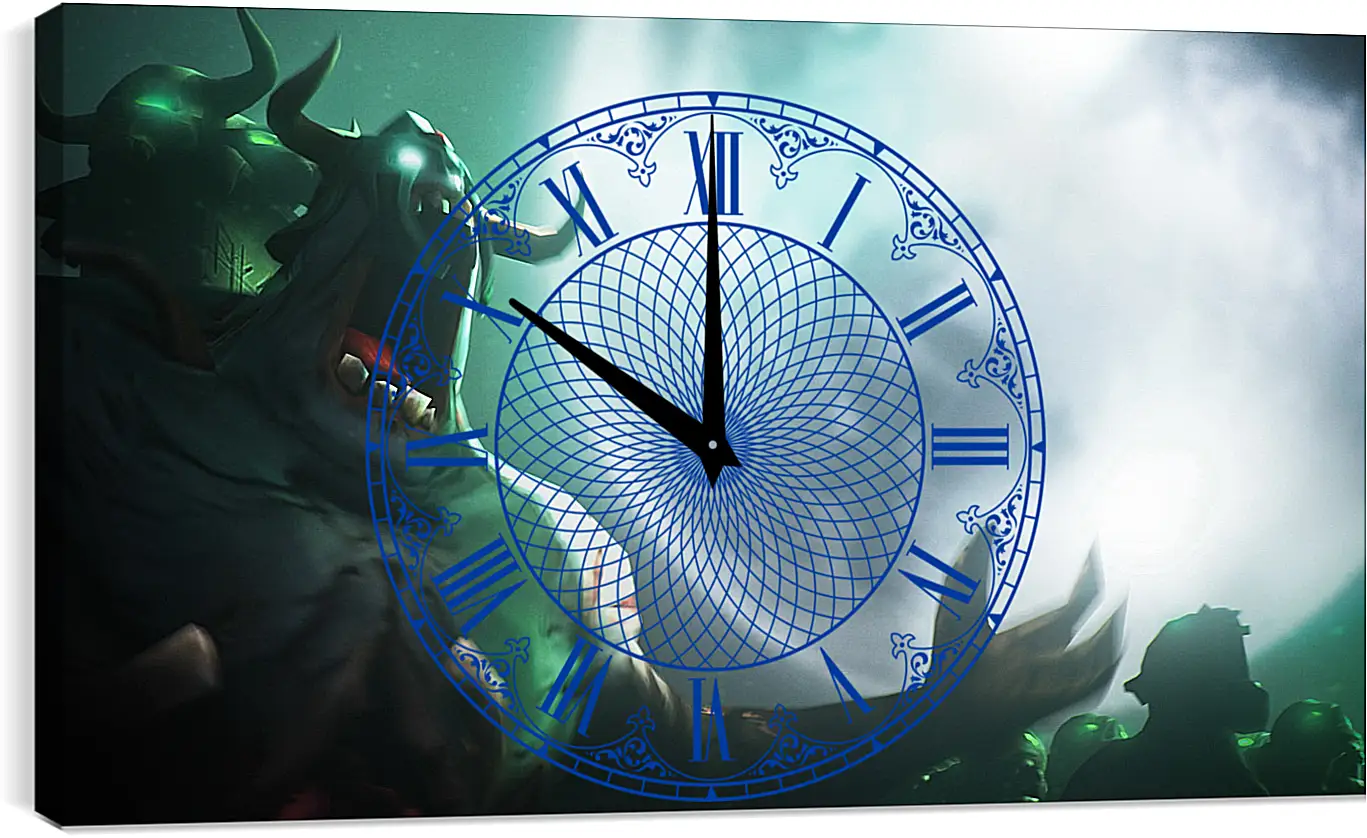 Часы картина - dota 2, art, undying