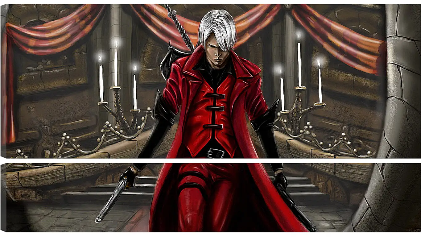 Модульная картина - devil may cry 1, dmc-1, demon
