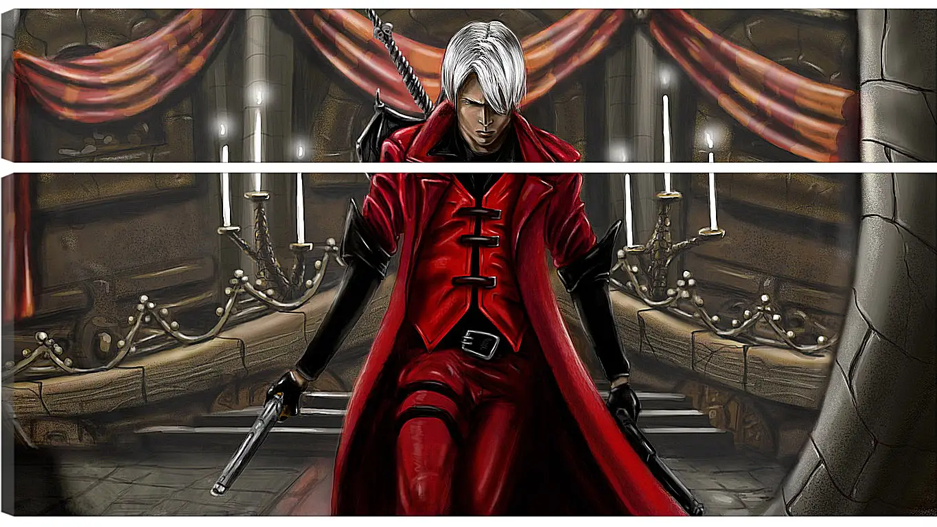 Модульная картина - devil may cry 1, dmc-1, demon
