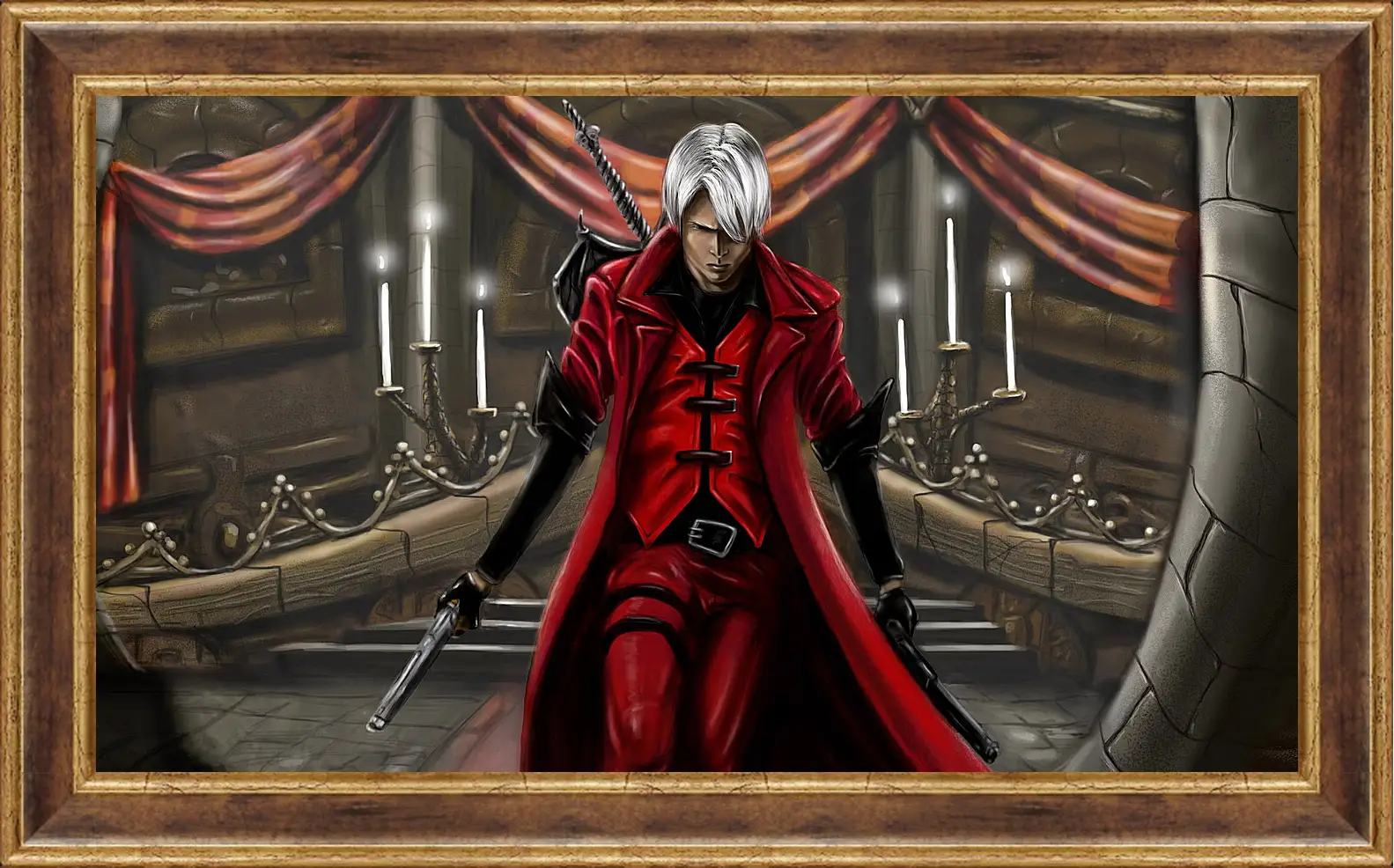 Картина в раме - devil may cry 1, dmc-1, demon
