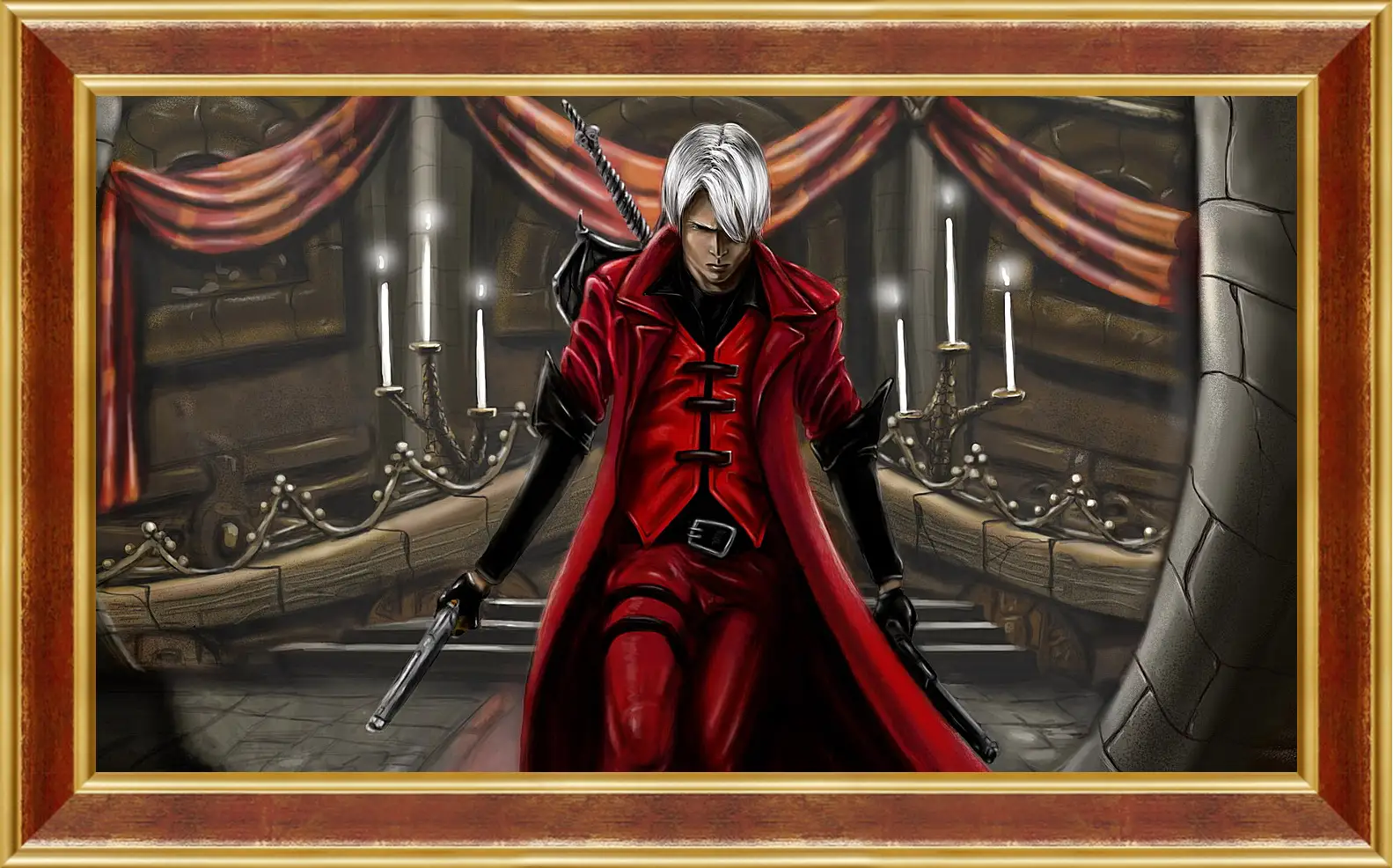 Картина в раме - devil may cry 1, dmc-1, demon
