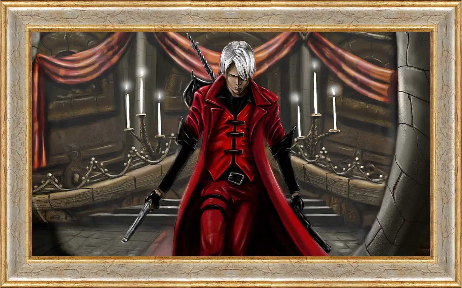 Картина в раме - devil may cry 1, dmc-1, demon
