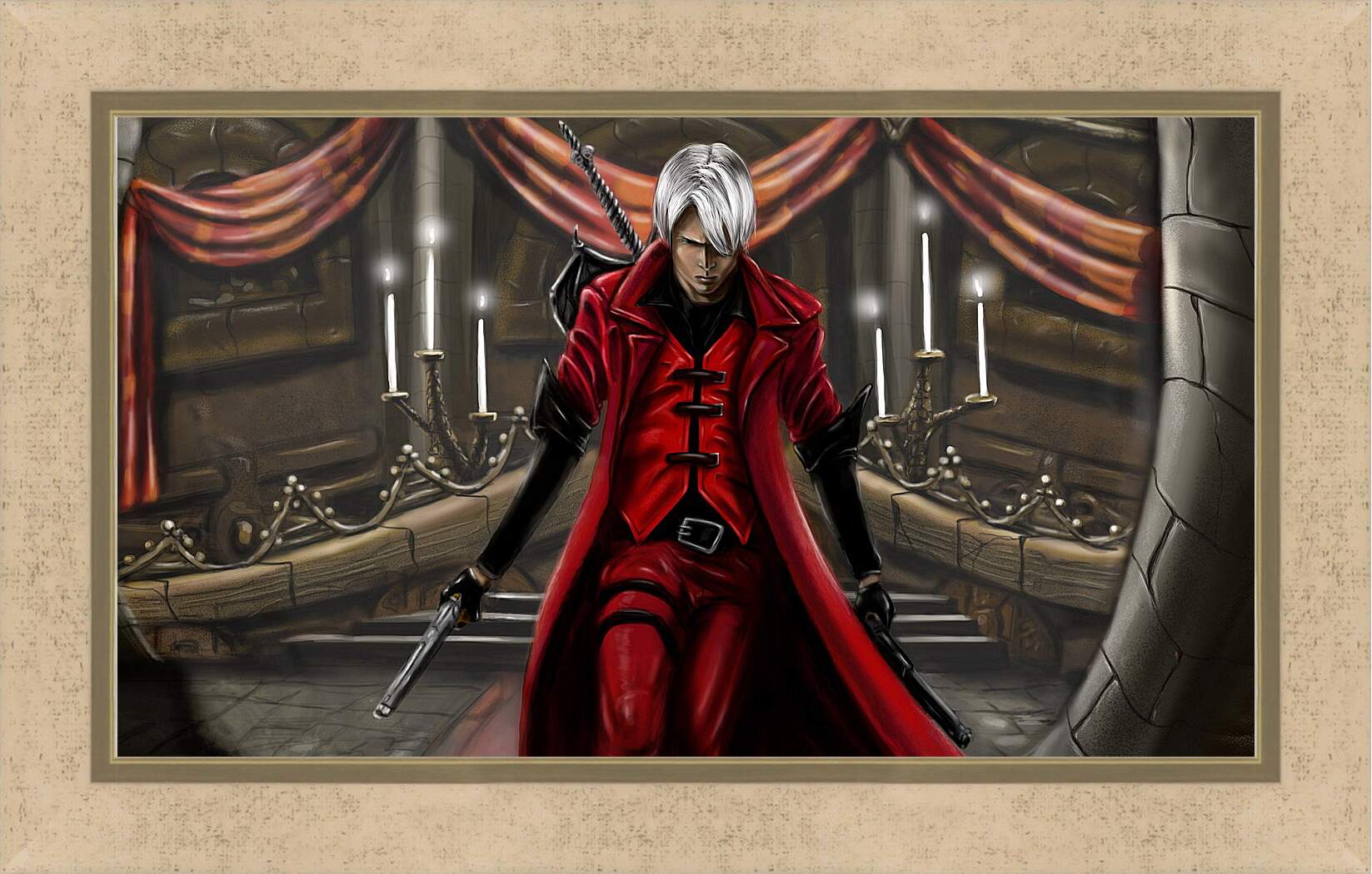 Картина в раме - devil may cry 1, dmc-1, demon
