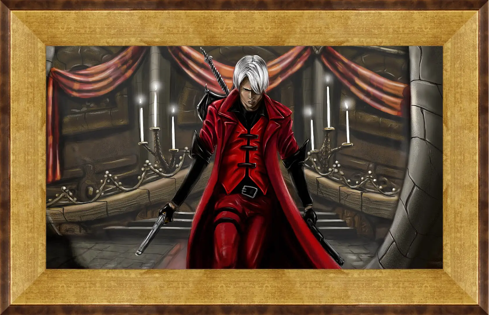 Картина в раме - devil may cry 1, dmc-1, demon
