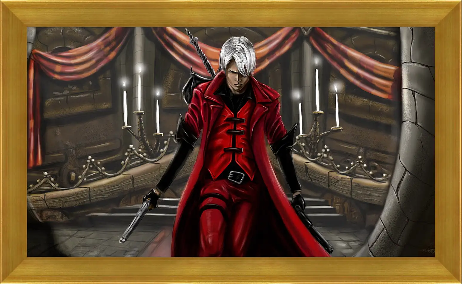 Картина в раме - devil may cry 1, dmc-1, demon
