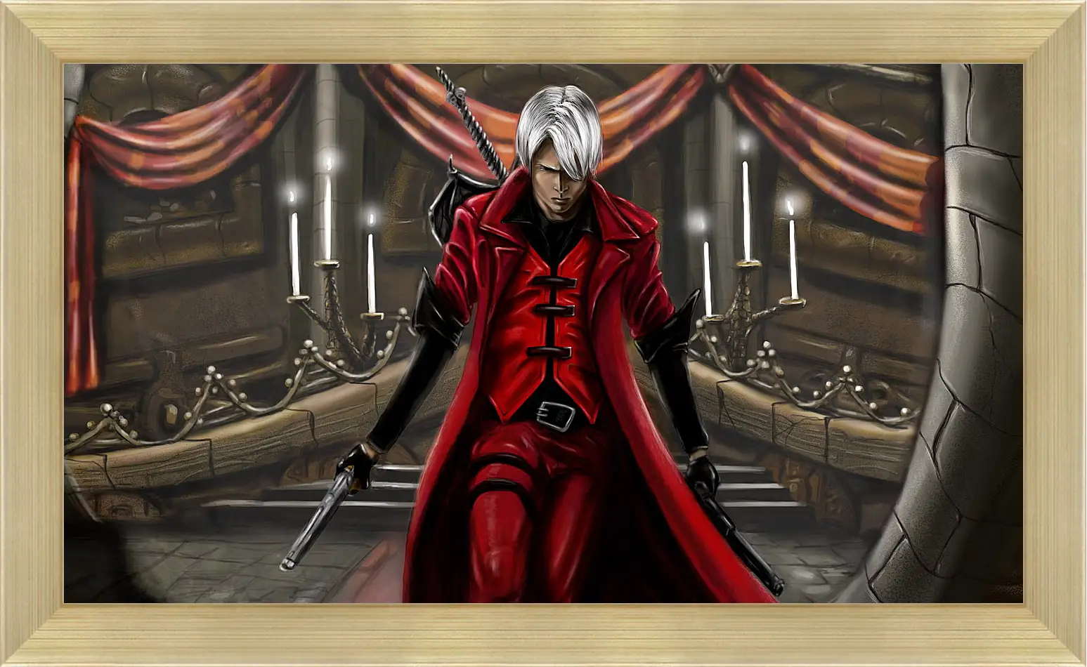 Картина в раме - devil may cry 1, dmc-1, demon
