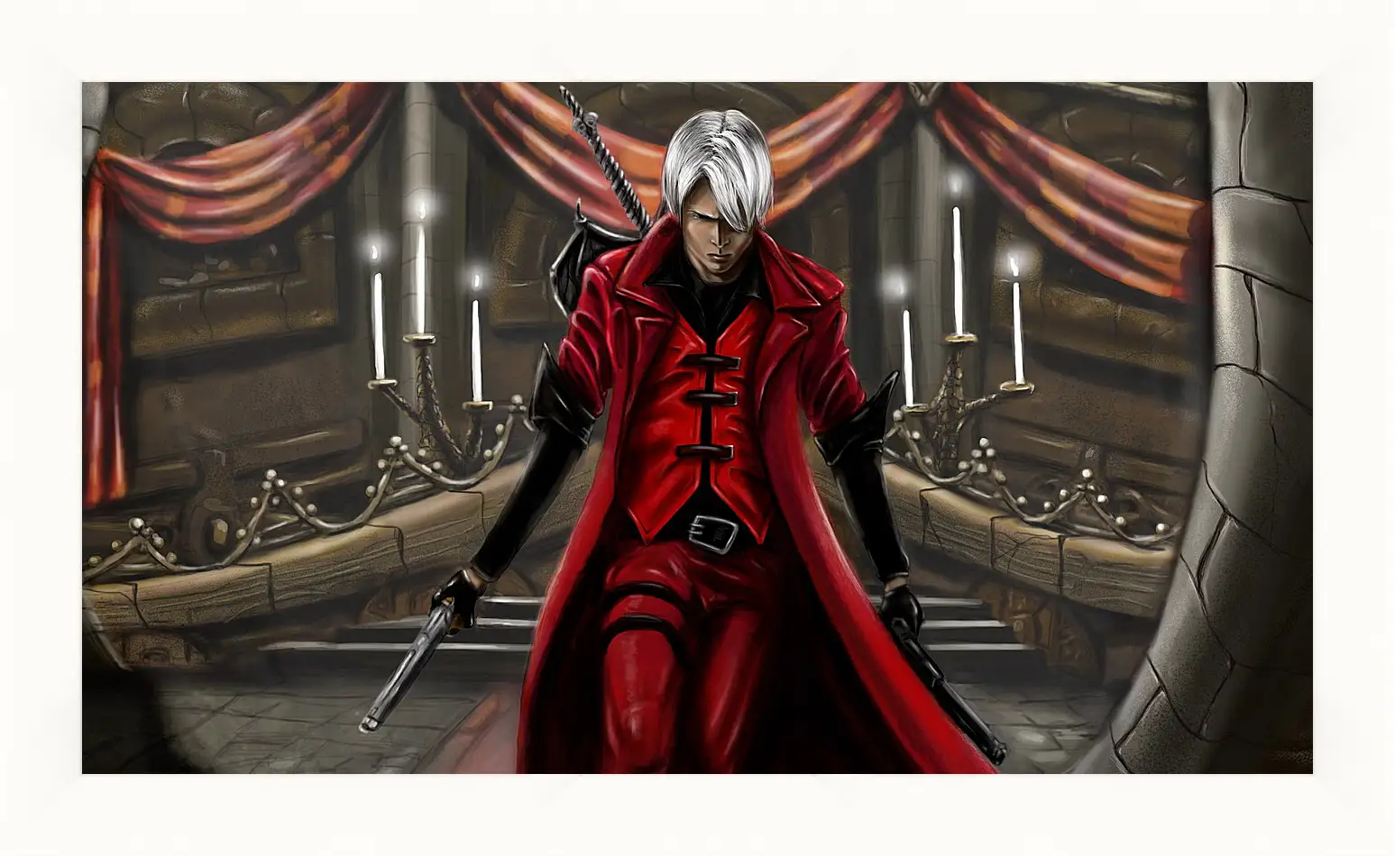 Картина в раме - devil may cry 1, dmc-1, demon
