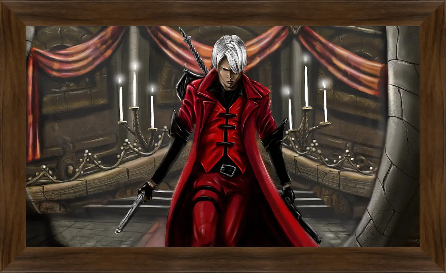 Картина в раме - devil may cry 1, dmc-1, demon
