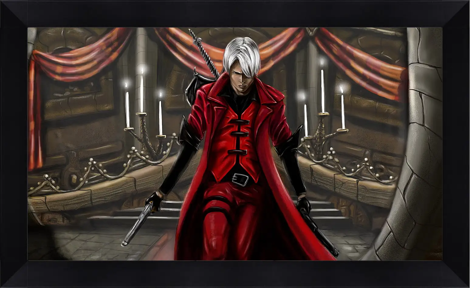 Картина в раме - devil may cry 1, dmc-1, demon
