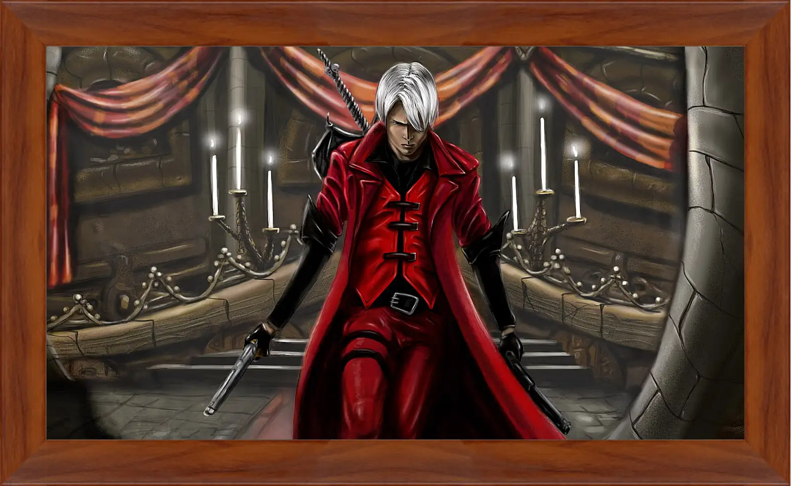 Картина в раме - devil may cry 1, dmc-1, demon
