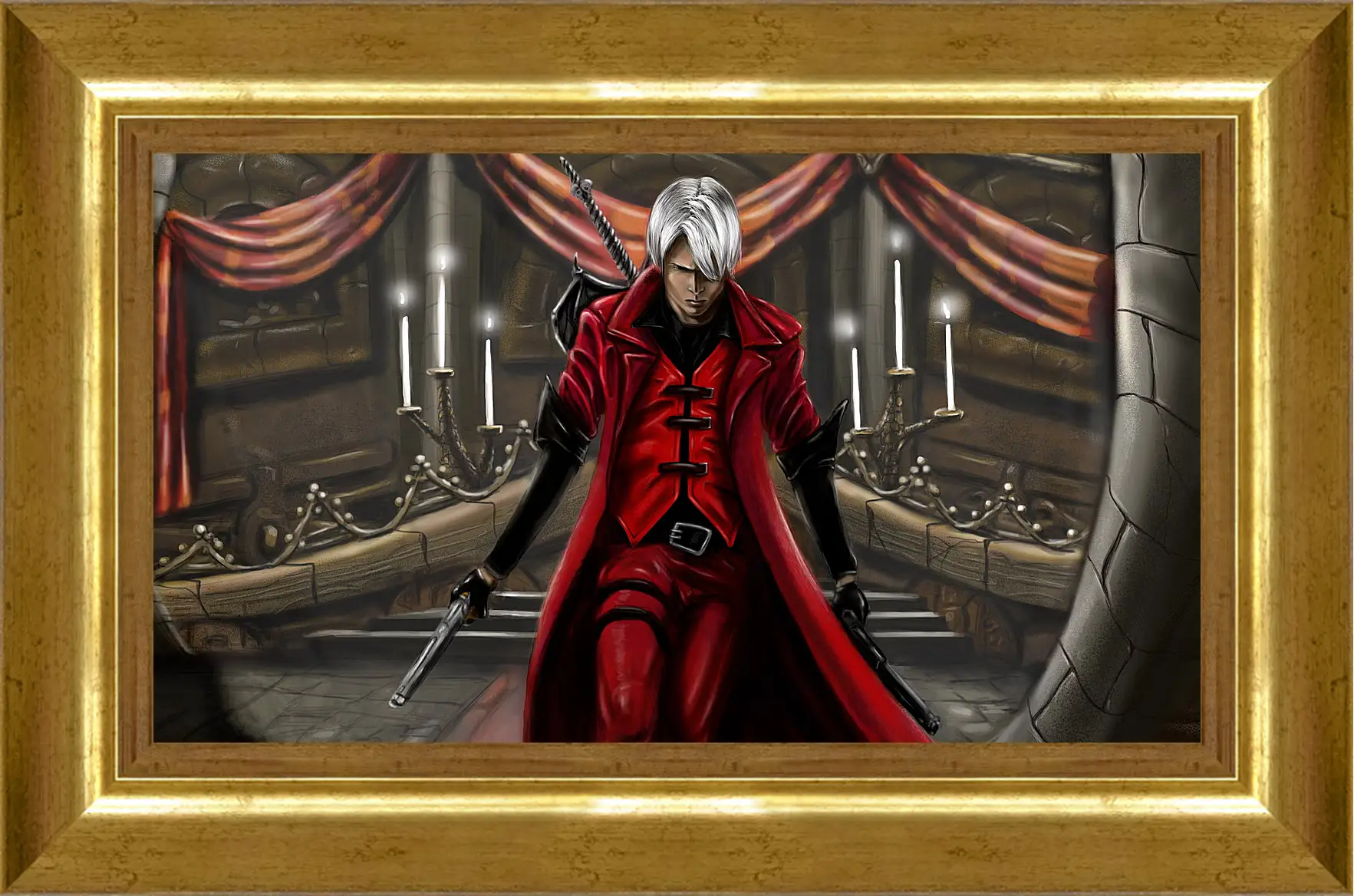 Картина в раме - devil may cry 1, dmc-1, demon
