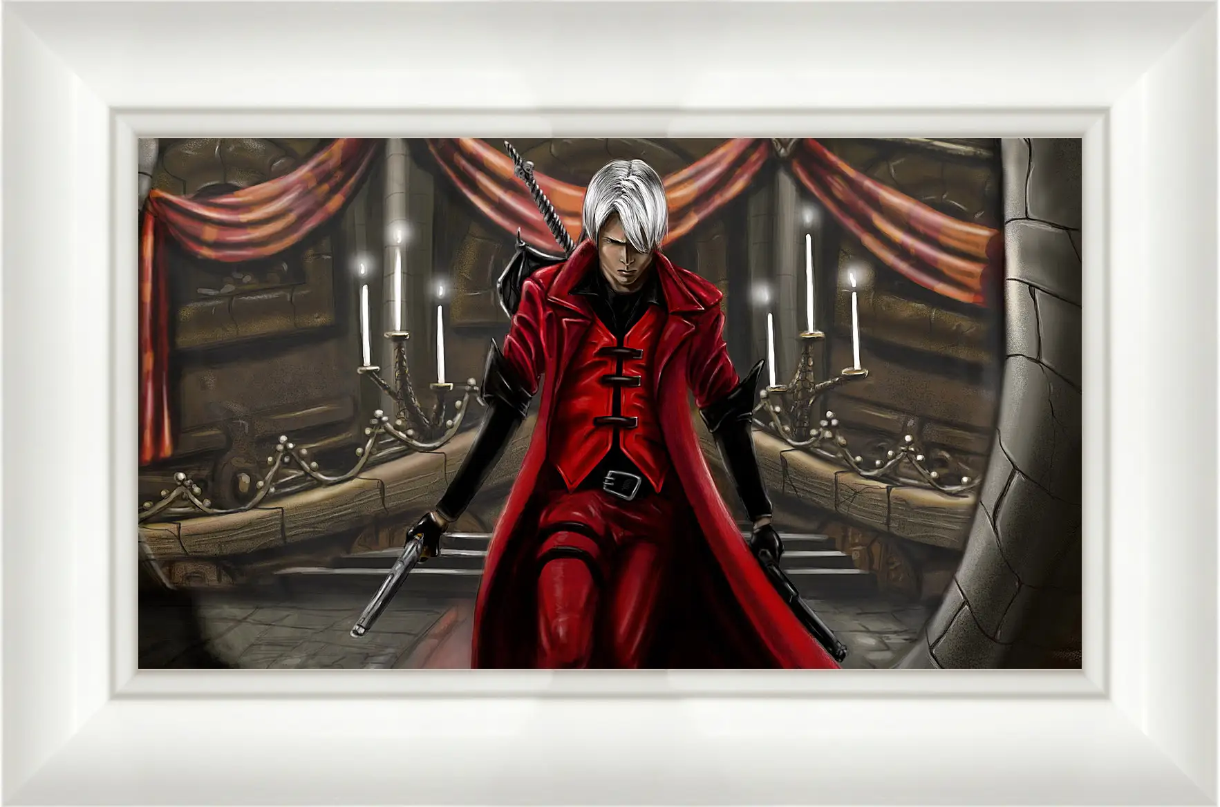 Картина в раме - devil may cry 1, dmc-1, demon
