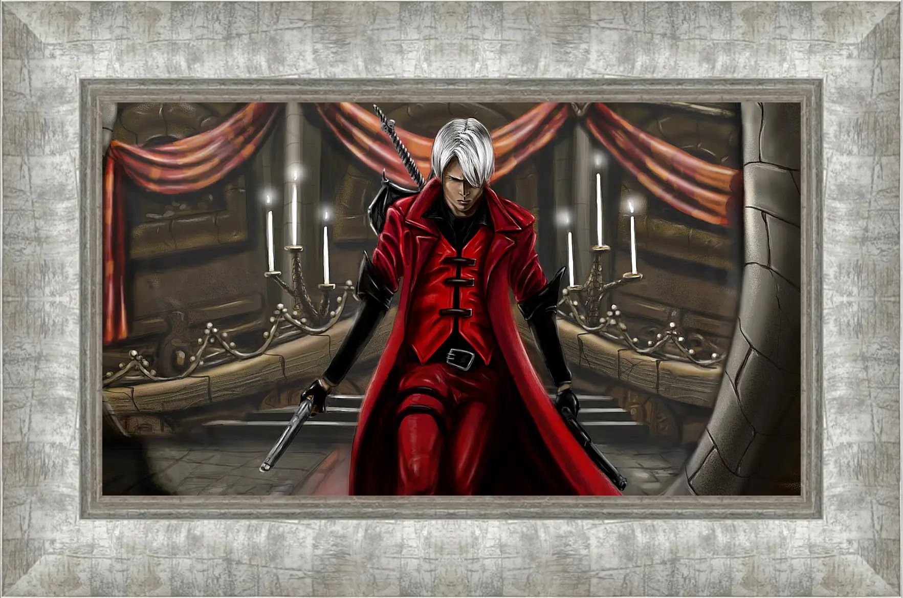 Картина в раме - devil may cry 1, dmc-1, demon
