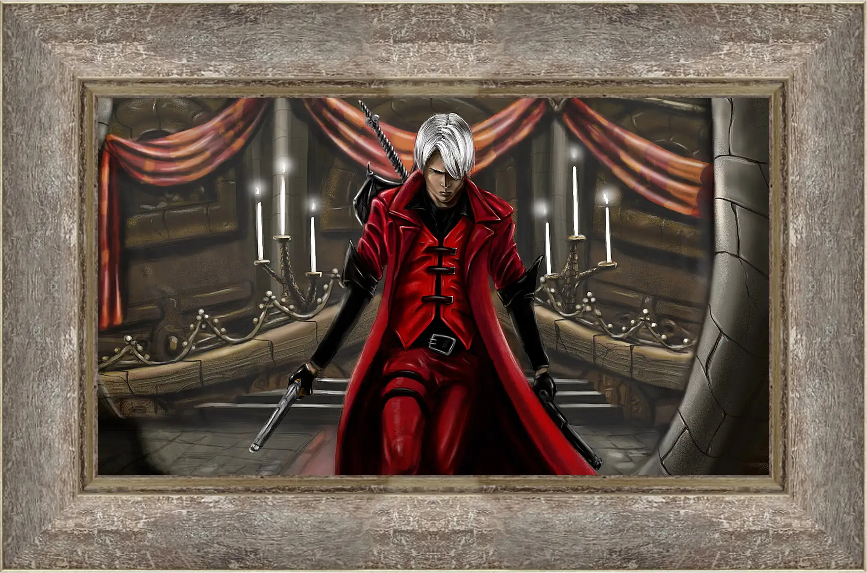 Картина в раме - devil may cry 1, dmc-1, demon
