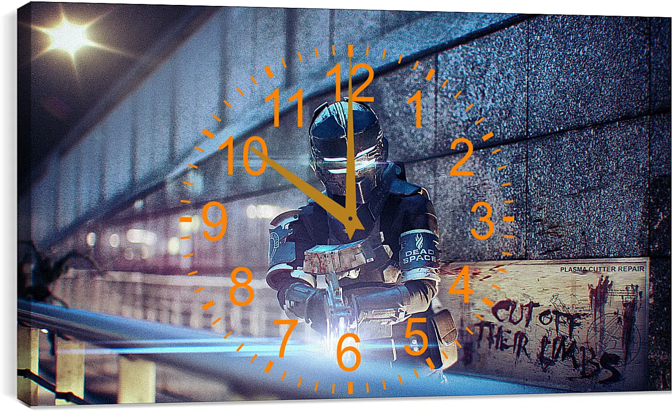 Часы картина - dead space 3, game, hero
